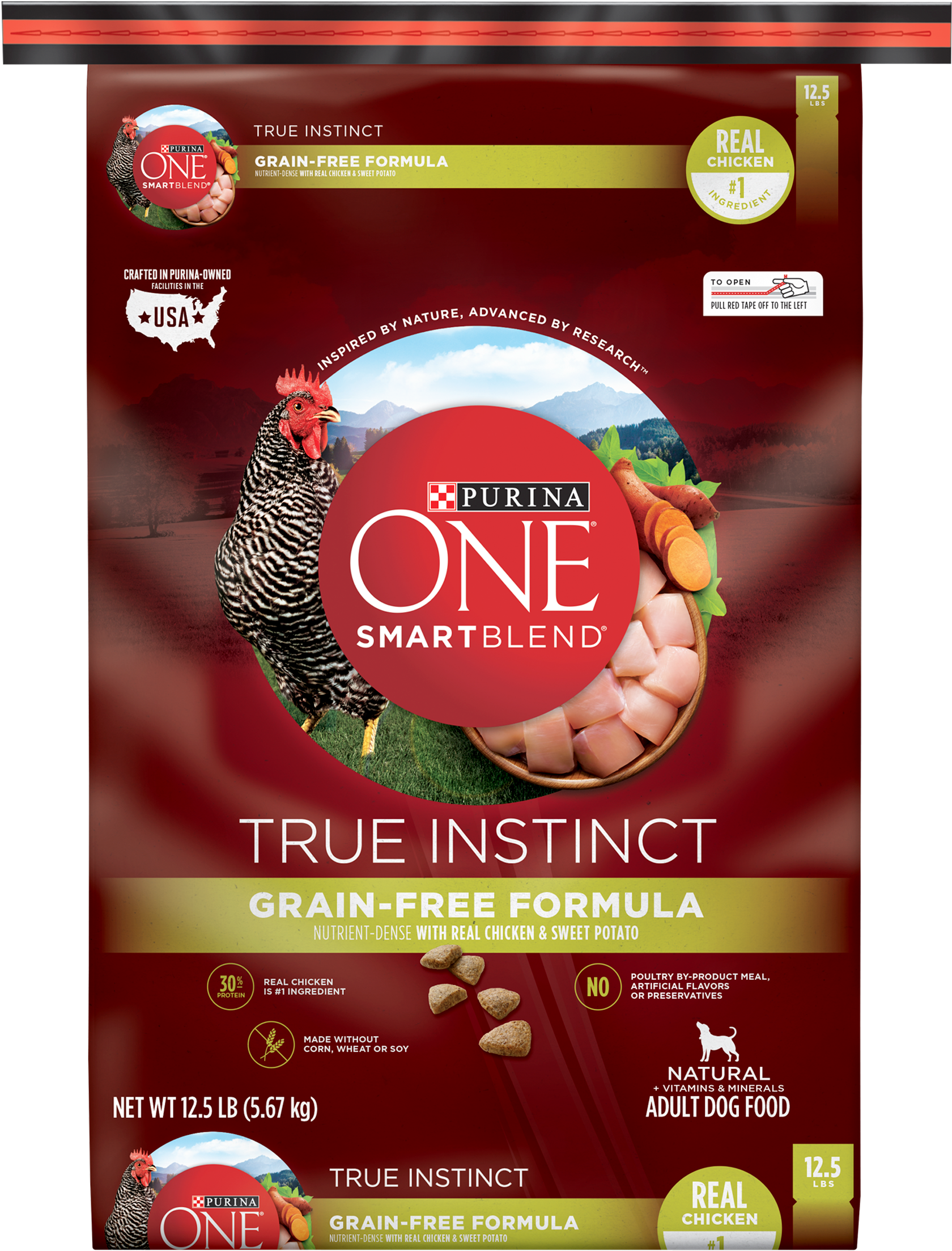 Purina One Smartblend True Instinct Natural Grain-free - Purina True Instinct Grain Free Clipart (2400x2400), Png Download