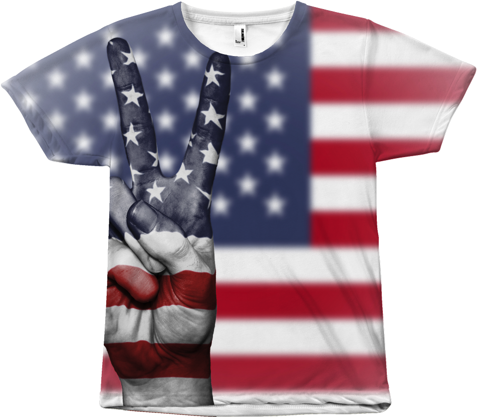 American Flag Shirt - United States Clipart (1024x1024), Png Download