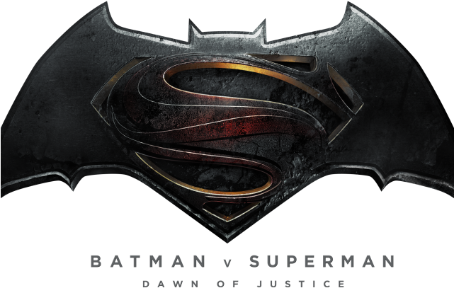 Batman Vs Superman Logo Png - Batman V Superman Movie Logo Clipart (640x480), Png Download