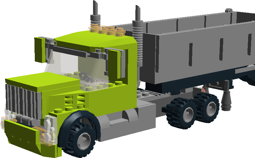 Truck , Png Download - Trailer Truck Clipart (850x528), Png Download