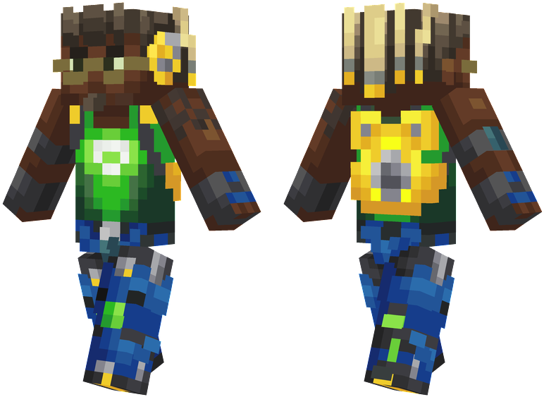 Lucio - Skins De Minecraft De Overwatch Clipart (804x576), Png Download