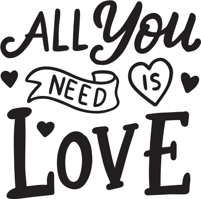 Love Day Lettering Quotes - Calligraphy Clipart (866x650), Png Download