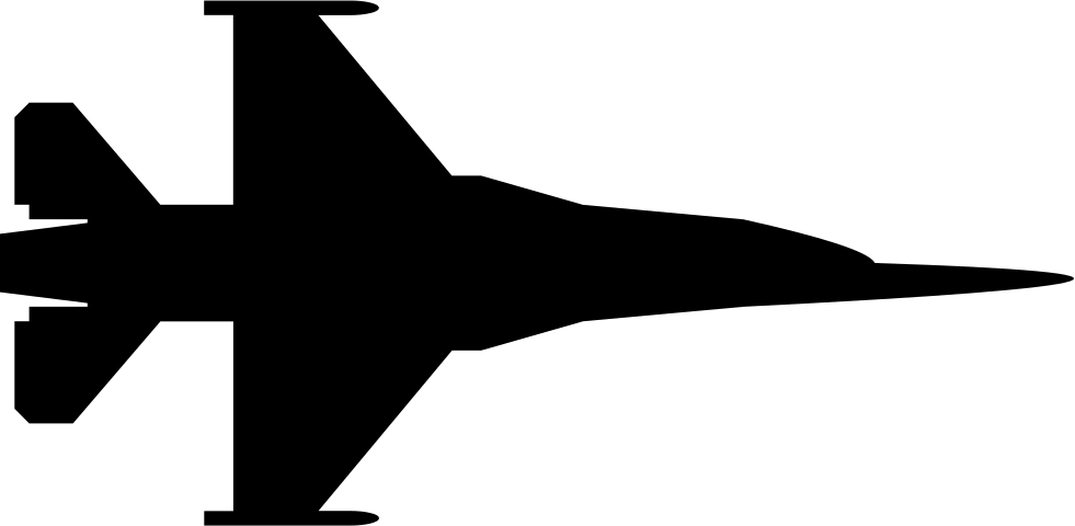 Fighter Aircraft Icon Png Clipart (981x480), Png Download