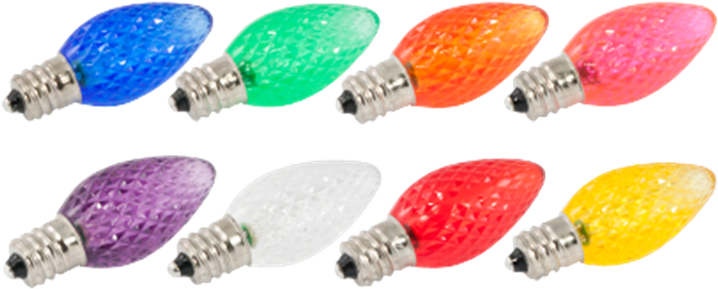 C9 Transparent Christmas Lights - Cable Clipart (800x515), Png Download