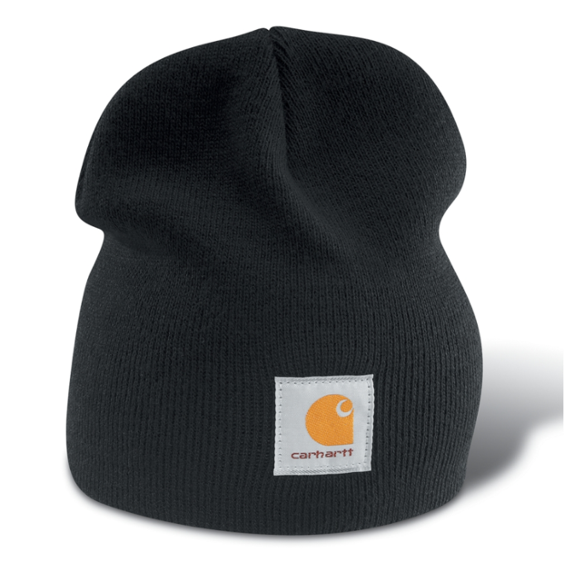 Rib Knit Beanie Acrylic Knit Hat - Carhartt Acrylic Knit Beanie Clipart (1024x640), Png Download