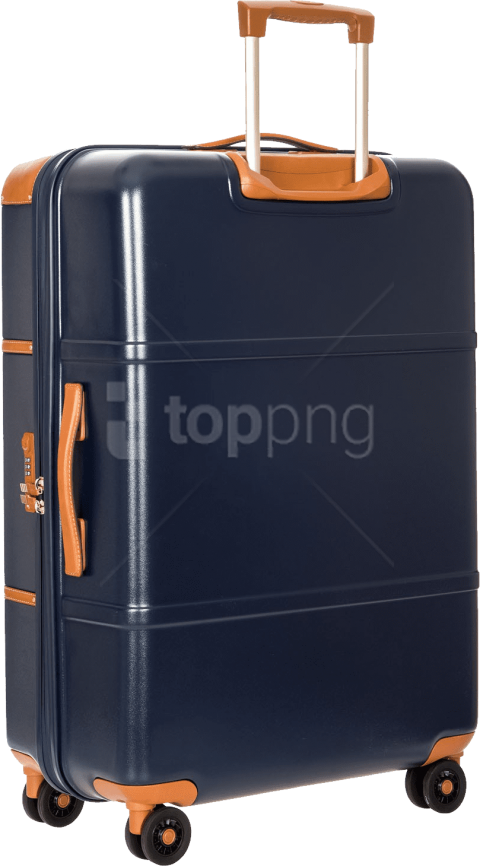 Free Png Orange Suitcase Png - Suitcase Clipart (480x866), Png Download