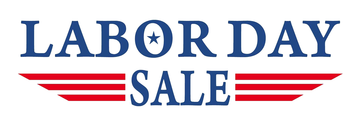 Labor Day Banner - Labor Day Sales 2018 Clipart (1256x544), Png Download
