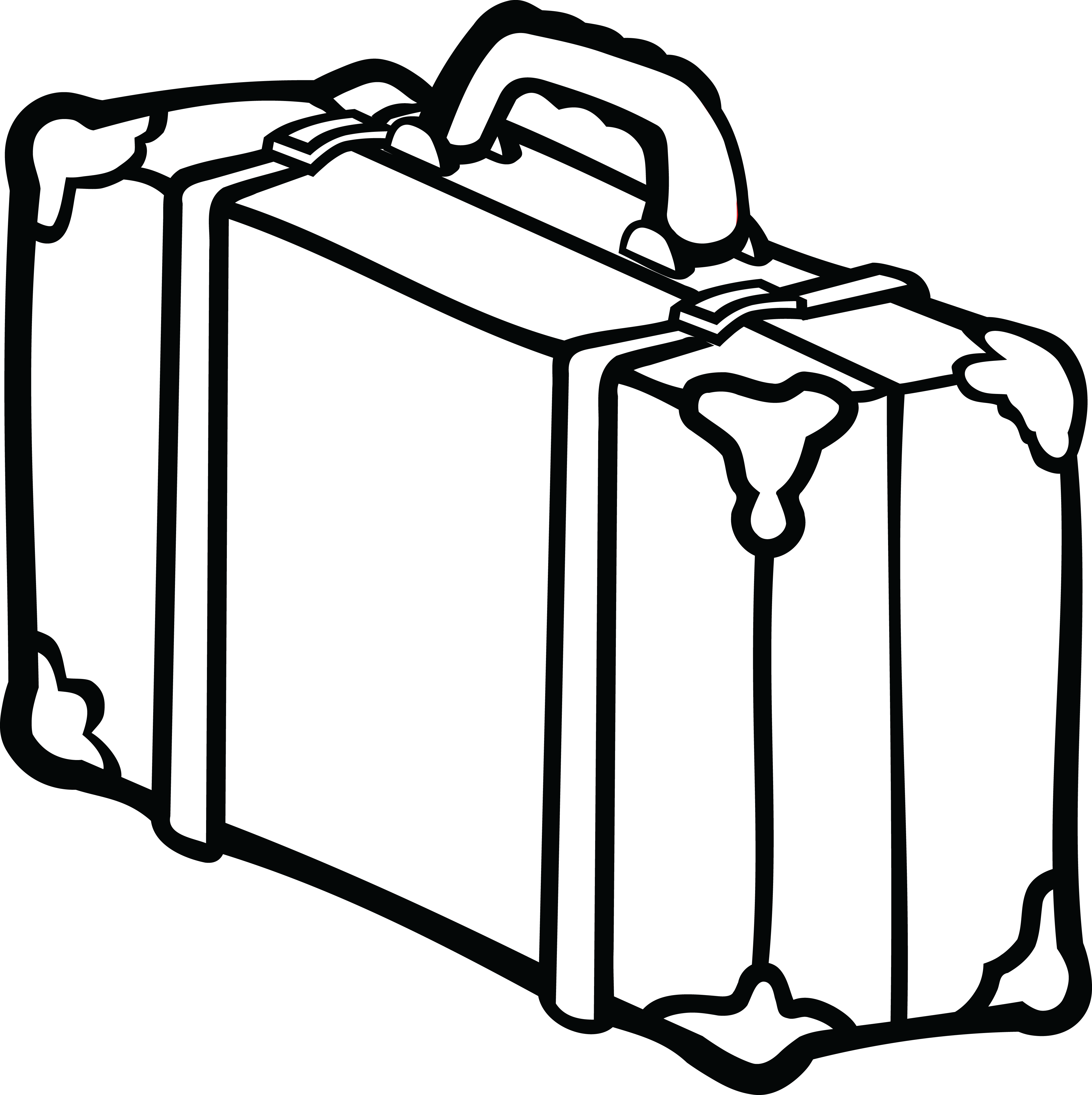 Luggage Png - Suitcase Clipart Transparent Png (4000x4011), Png Download