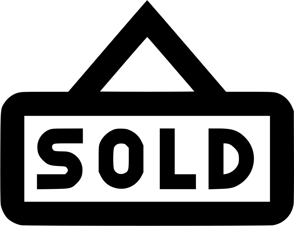 Sign Sold B Comments - Sign Clipart (981x756), Png Download