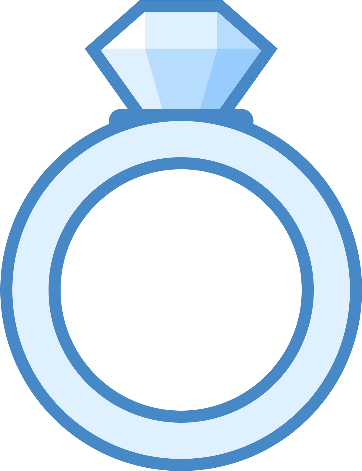 Diamond Ring Icon - Circle Clipart (1600x1600), Png Download