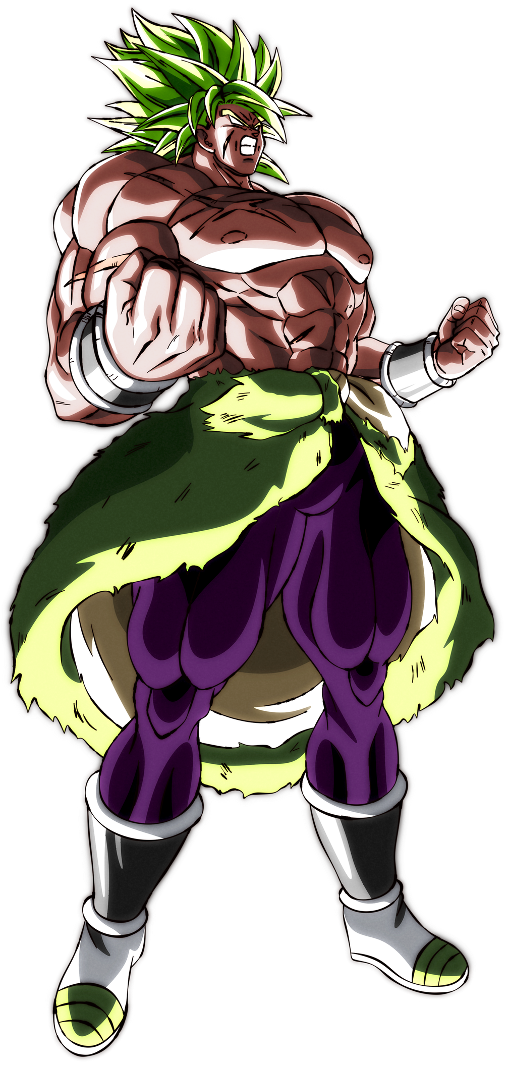 Broly Legendary Ssj By Andrewdragonball - Broly Full Power Super Saiyan Clipart (1600x2245), Png Download