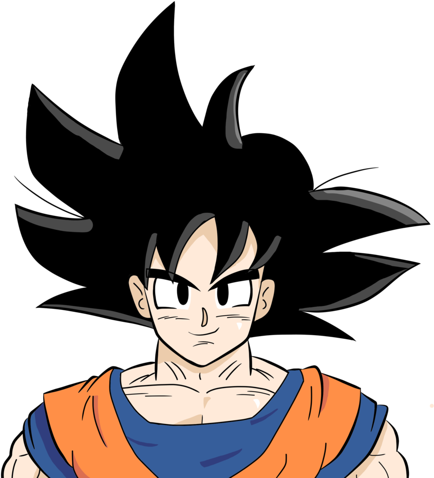 Goku Dragon Ball Super Broly - Molde Cara De Goku Clipart (1053x960), Png Download