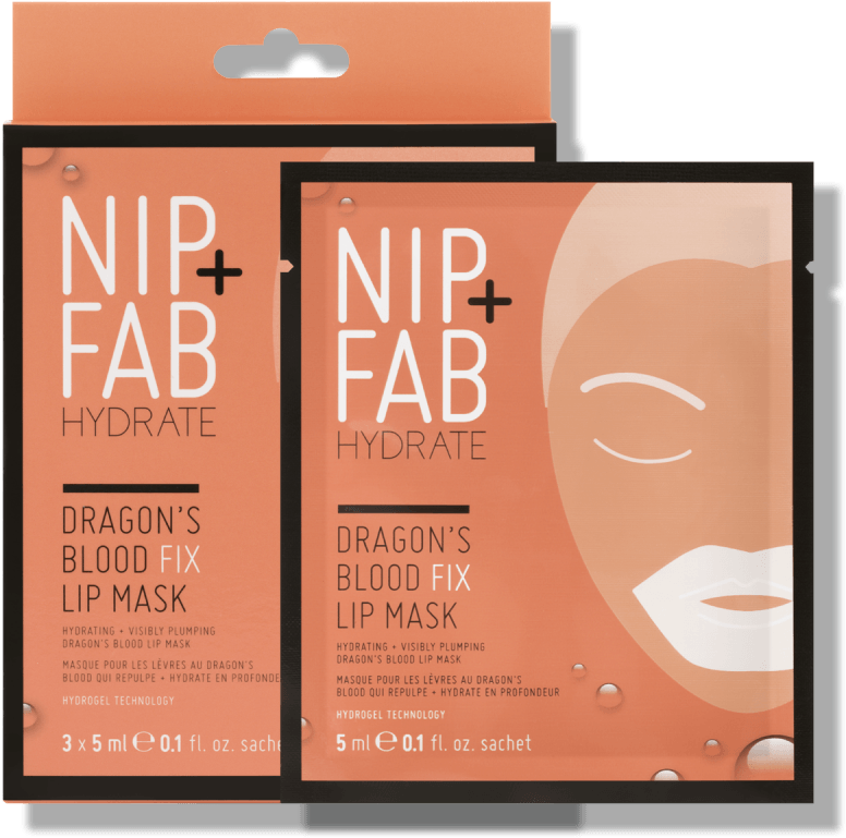 Dragon's Blood Fix Lip Mask - Nip Fab Dragons Blood Eye Mask Clipart (1000x1000), Png Download