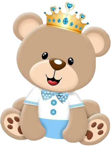#amor #love #osito #principe #rey #baby #babybear #andrew - Osito Principe Clipart (430x562), Png Download