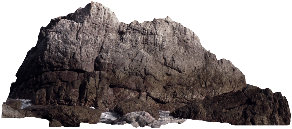 Rock Formation Clipart , Png Download - Roca De Mar Png Transparent Png (999x440), Png Download