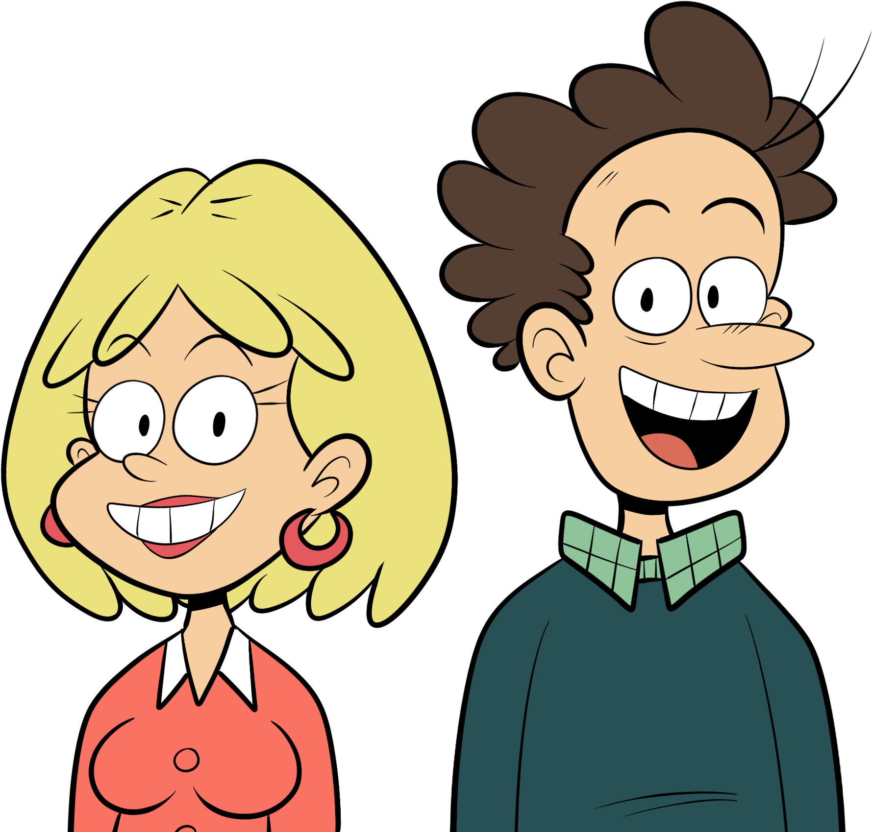 Loud House Parents Face Clipart (2000x1800), Png Download