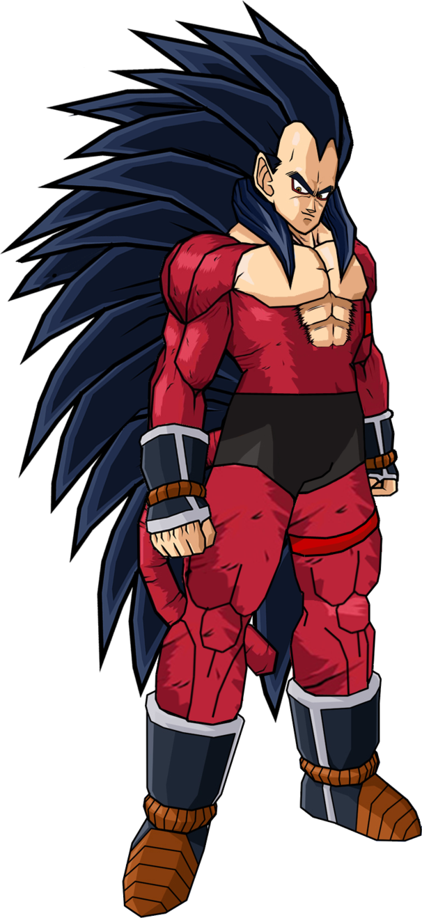 Raditz Super Saiyan - Dragon Ball Z Clipart (606x1319), Png Download