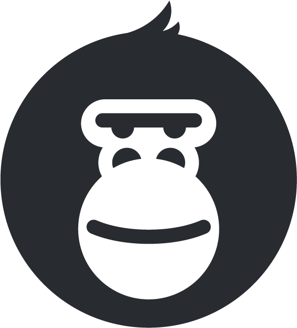 Digital King Kong - Cartoon Clipart (709x709), Png Download