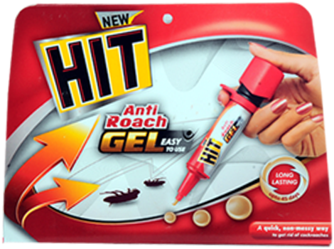 Hit Cockroach Killer Gel Clipart (640x640), Png Download