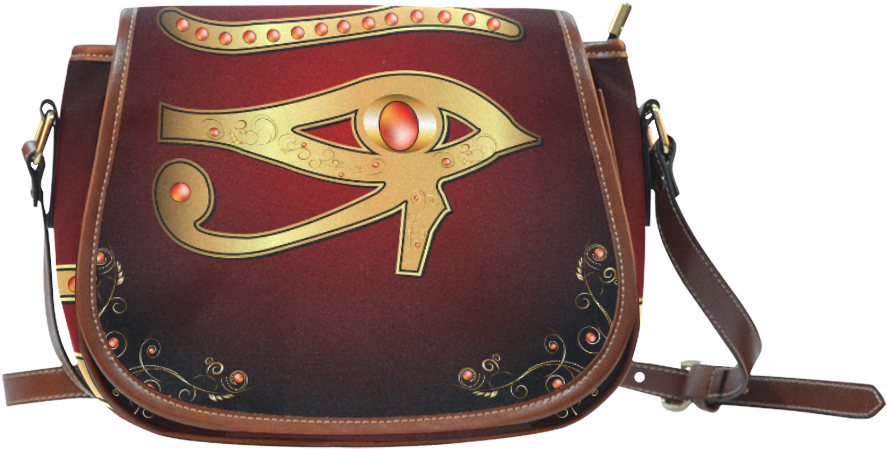The All Seeing Eye Saddle Bag/small Full Customization - Handbag Clipart (1000x1000), Png Download