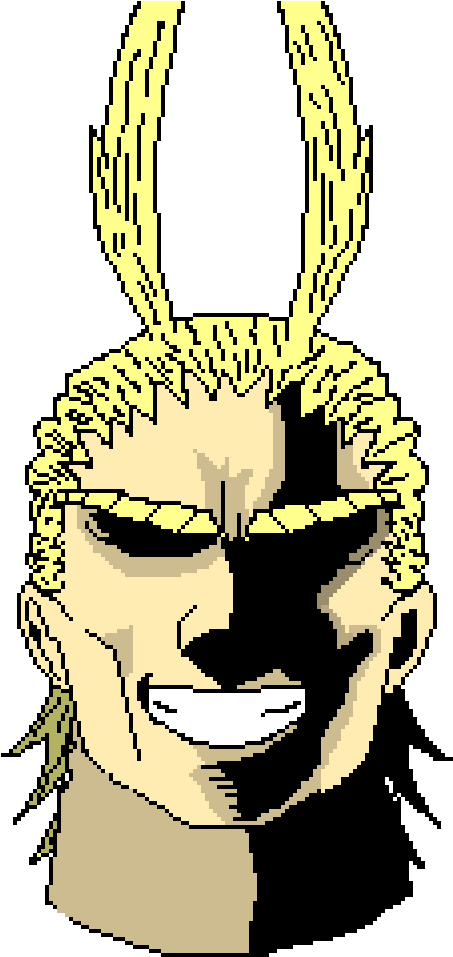 All Might - Illustration Clipart (1200x1200), Png Download
