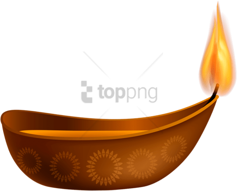 Free Png Deepam Png Image With Transparent Background - Transparent Happy Diwali Png Clipart (850x685), Png Download