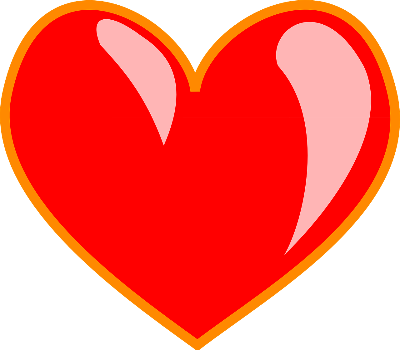 Love Heart Favorite Valentine Png Image - Love Clipart Transparent Png (1280x1121), Png Download