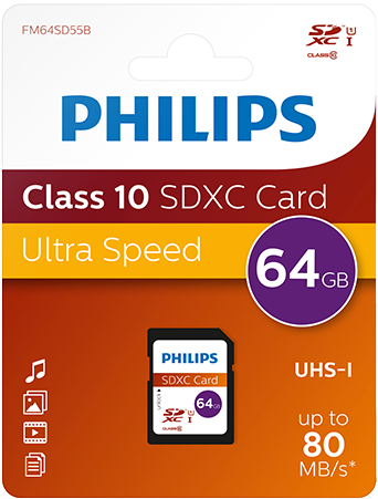 Product Sheet Sdhc Class 10 Memory Cards - Philips Clipart (900x600), Png Download