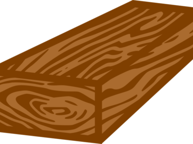 Timber Clipart Wood Plank - Wood Clipart Black And White - Png Download (640x480), Png Download