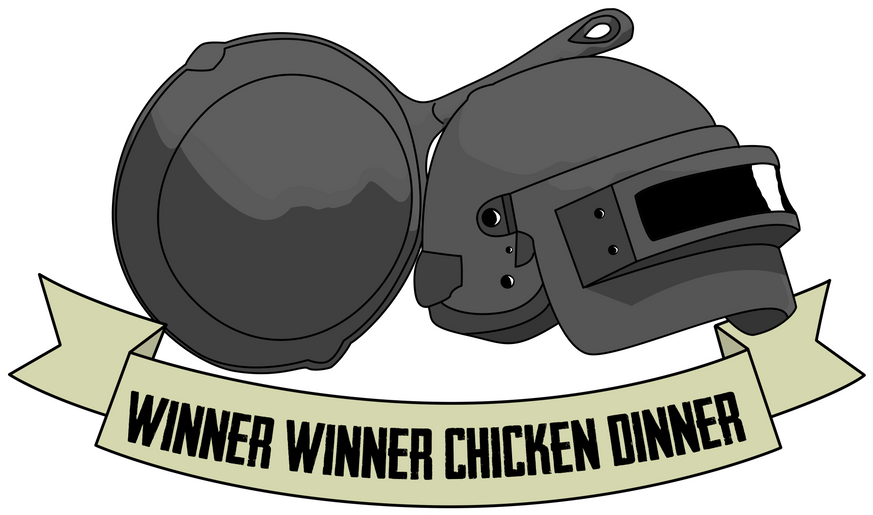 Winner Winner Chicken Dinner Png Clipart - Large Size Png Image - PikPng