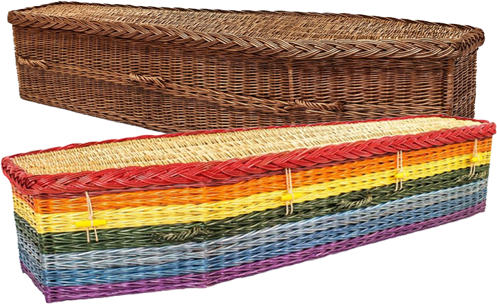 English Willow Coffins - Storage Basket Clipart (800x600), Png Download