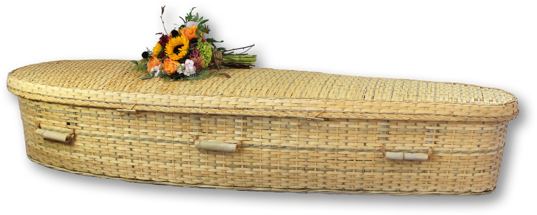 Bamboo Casket - Coffin Clipart (2048x842), Png Download