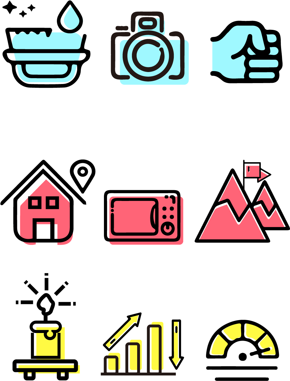 Meb Color Cute Family Icon Png And Vector Image - Icon Clipart (1024x1370), Png Download