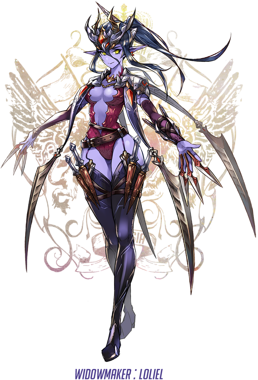 Widowmaker Overwatch Fantasia - Overwatch Destiny 2 Crossover Clipart (956x1353), Png Download