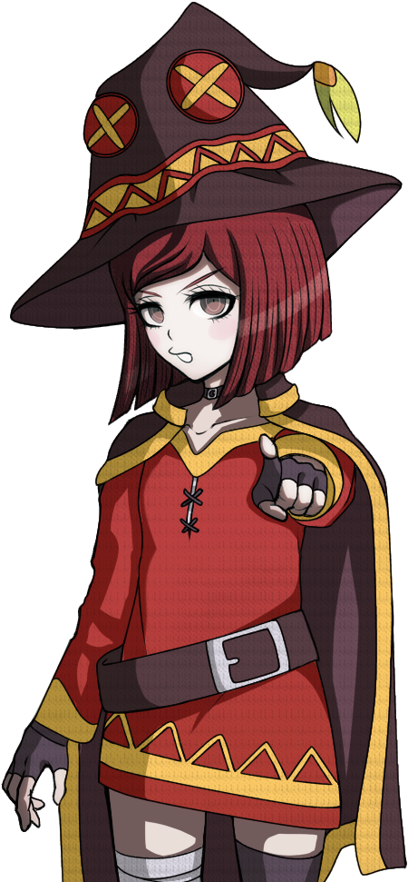 Himiko Yumeno As Megumin - Megumin And Himiko Yumeno Clipart (549x1004), Png Download