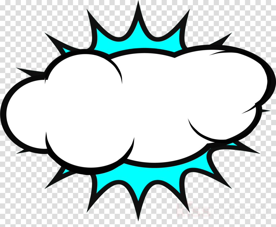 Mushroom Cloud Clipart Speech Balloon - Clip Art - Png Download (900x740), Png Download