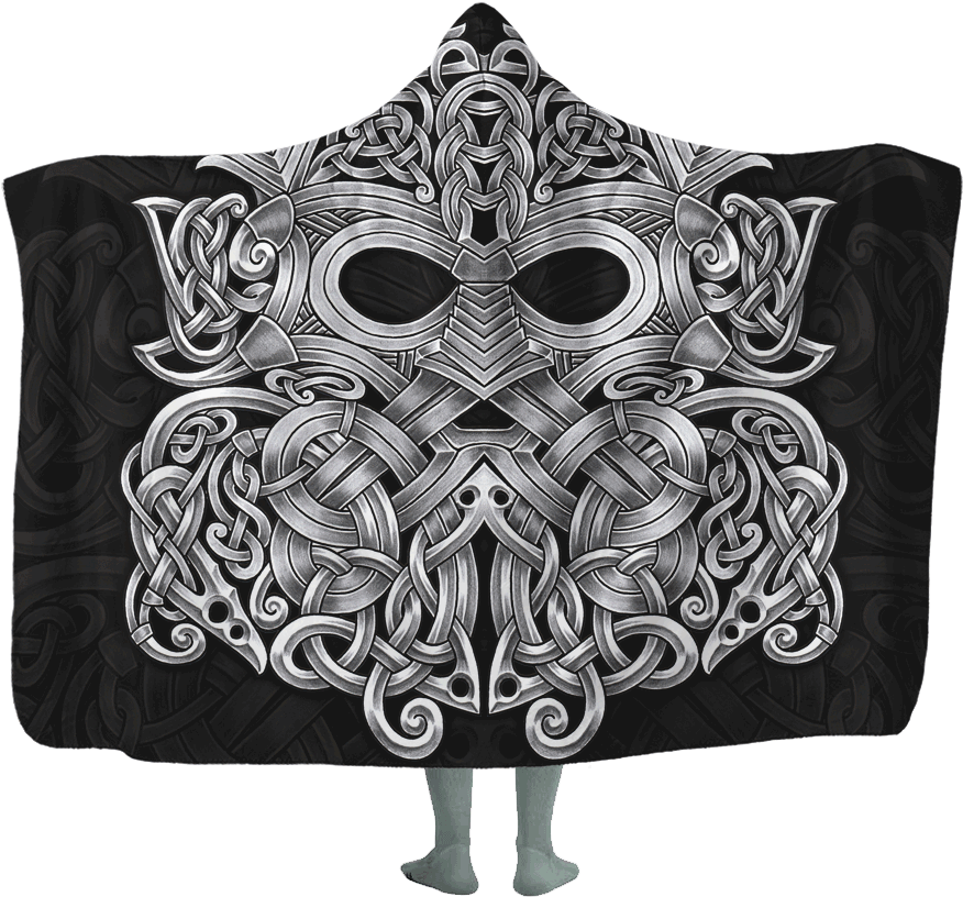 Mjölnir Hooded Blanket - Leather Clipart (876x816), Png Download