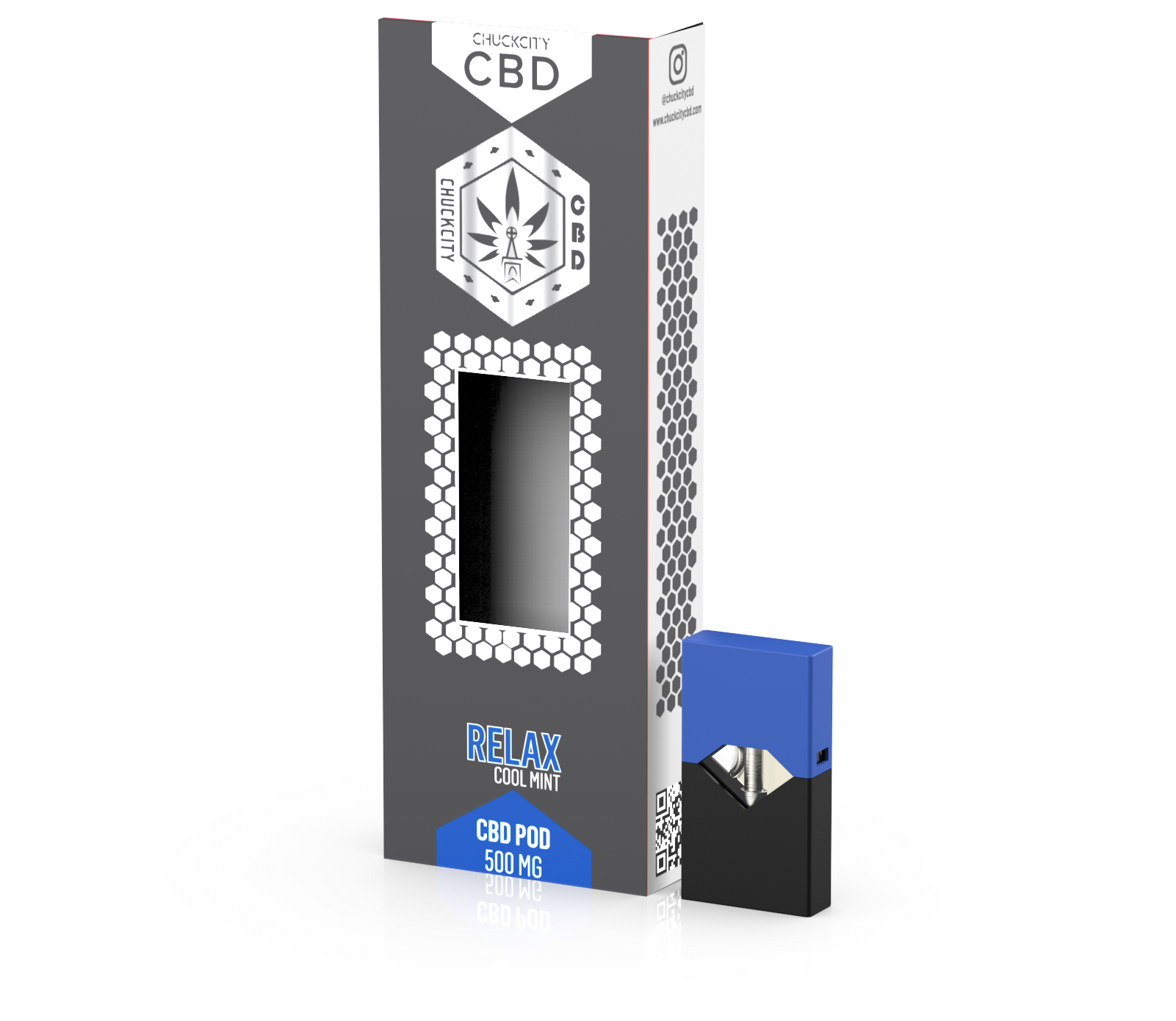 Cbd Juul Pods 500mg Relax Cool Mint - Box Clipart (1600x1600), Png Download