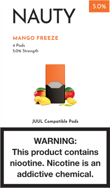 Nauty Mango Freeze Pod - Flyer Clipart (800x749), Png Download