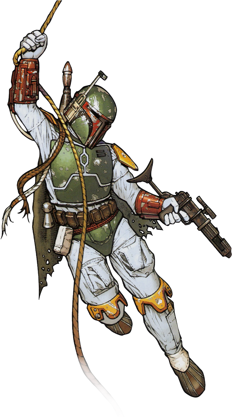 Boba Fett White Background , Png Download Clipart (758x1360), Png Download
