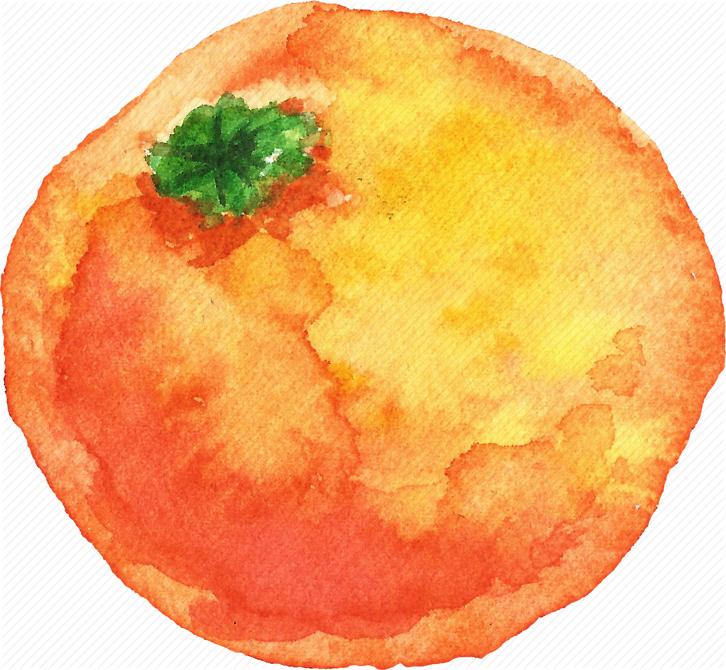 Cuisine, Food, Fruit, Fruits, Orange, Watercolor, Watercolors - Orange Fruit Watercolor Png Clipart (1497x1382), Png Download