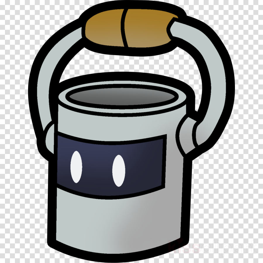 Download Paper Mario Bucket Clipart Paper Mario - Huey From Paper Mario Color Splash - Png Download (900x900), Png Download