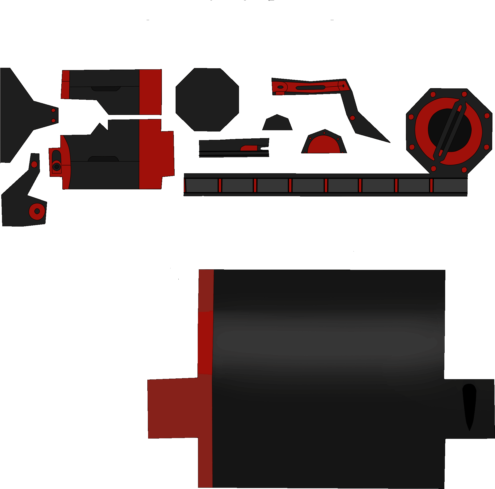 Attack On Titan Skin Red Clipart (2000x2000), Png Download