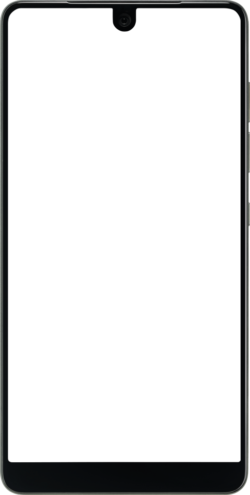 Essential Phone Free Yourself Unlocked Premium Android - Android Device Frame Png Clipart (505x999), Png Download