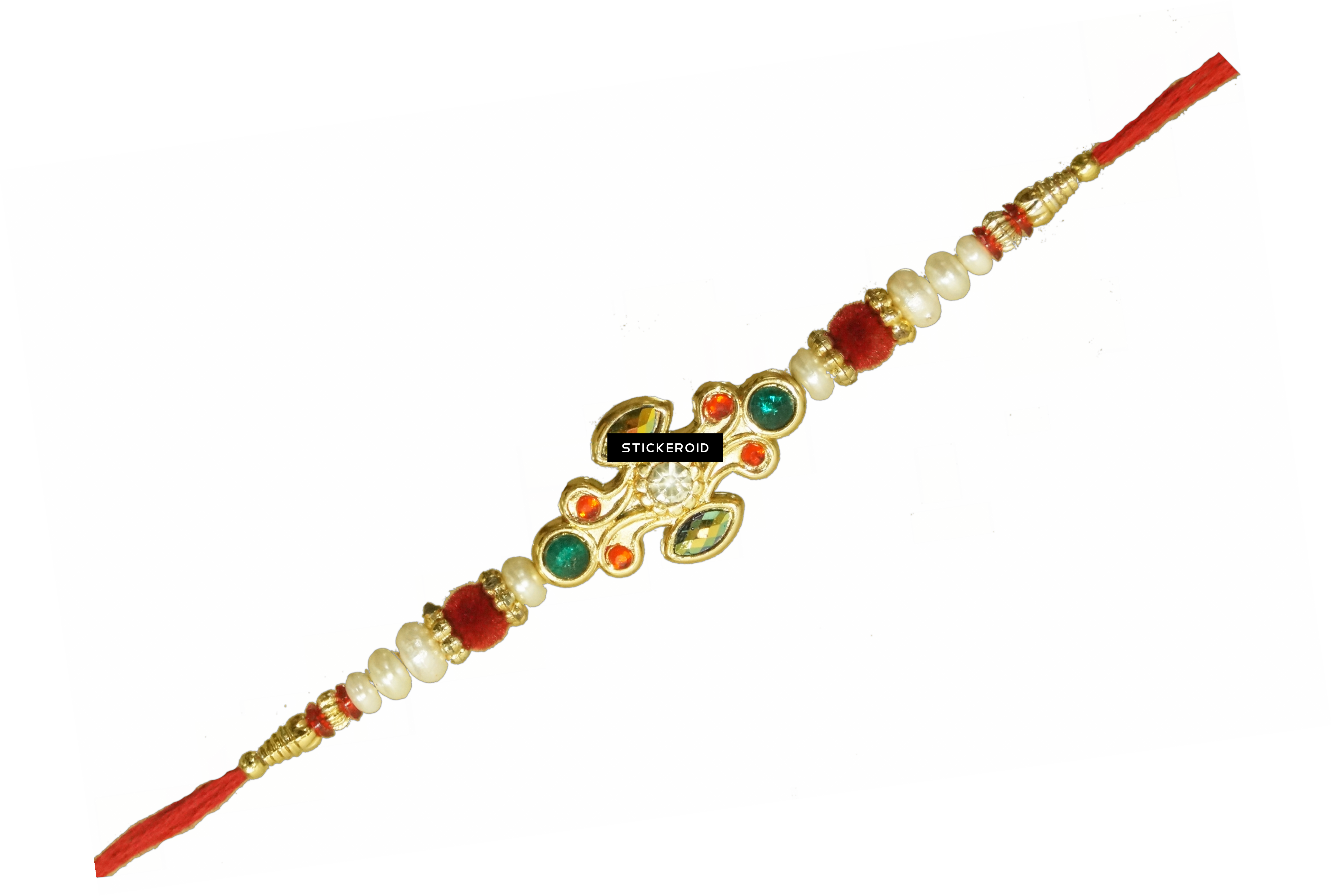 Raksha Bandhan Vector Png , Png Download - Bead Clipart (4135x2785), Png Download