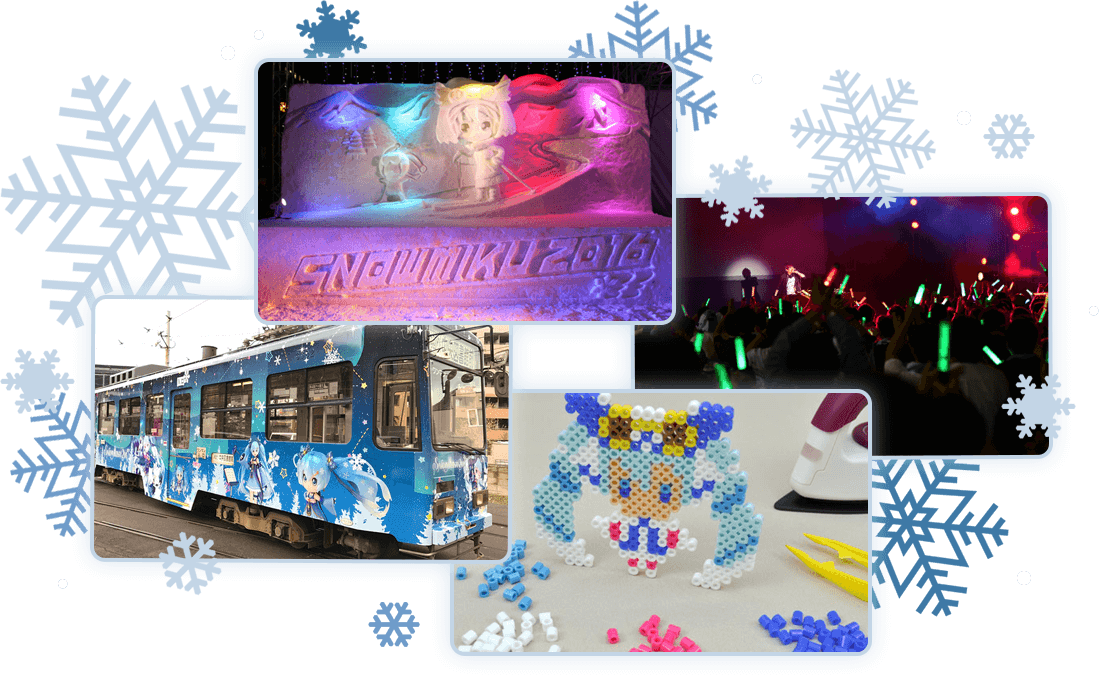 See Here For Snow Miku 2016 - Decoration Clipart (1099x678), Png Download