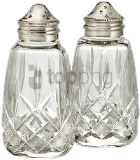 Free Png Crystal Salt And Pepper Set Png Image With - Salt And Pepper Shakers Clipart (480x737), Png Download