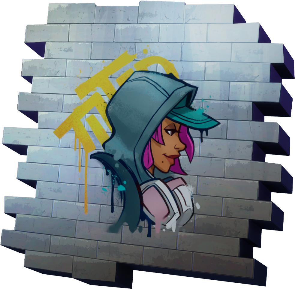 Fortnite Teknique Spray Paint , Png Download - Fortnite Spray Paint Png Clipart (983x963), Png Download