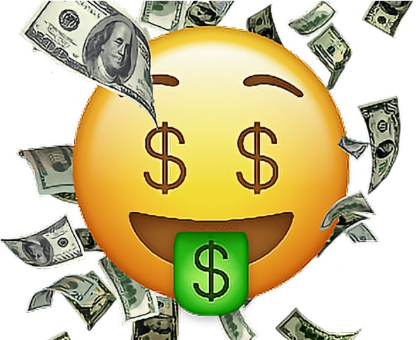 Cash Clipart Pile Money - Money Face Emoji Png Transparent Png (640x480), Png Download