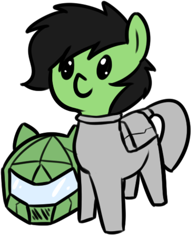 Neuro, Astronaut, Dot Eyes, Earth Pony, Female, Filly, - Cartoon Clipart (568x600), Png Download